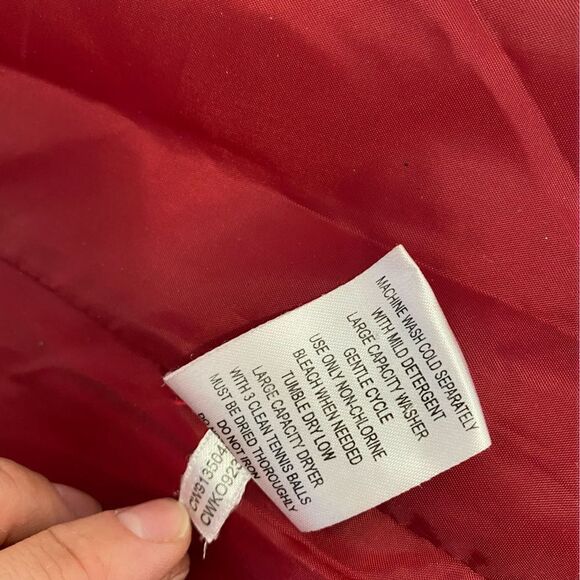 Calvin Klein Puffer Red Jacket - Picture 8 of 12